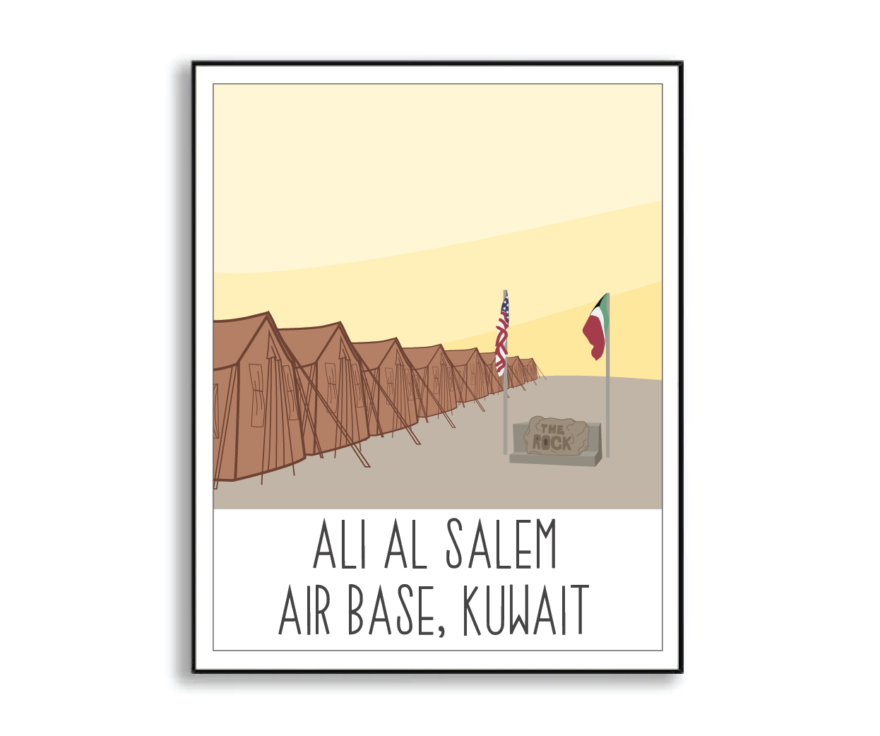 Ali Al Salem Air Base Print