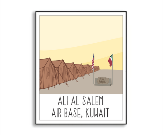 Ali Al Salem Air Base Print