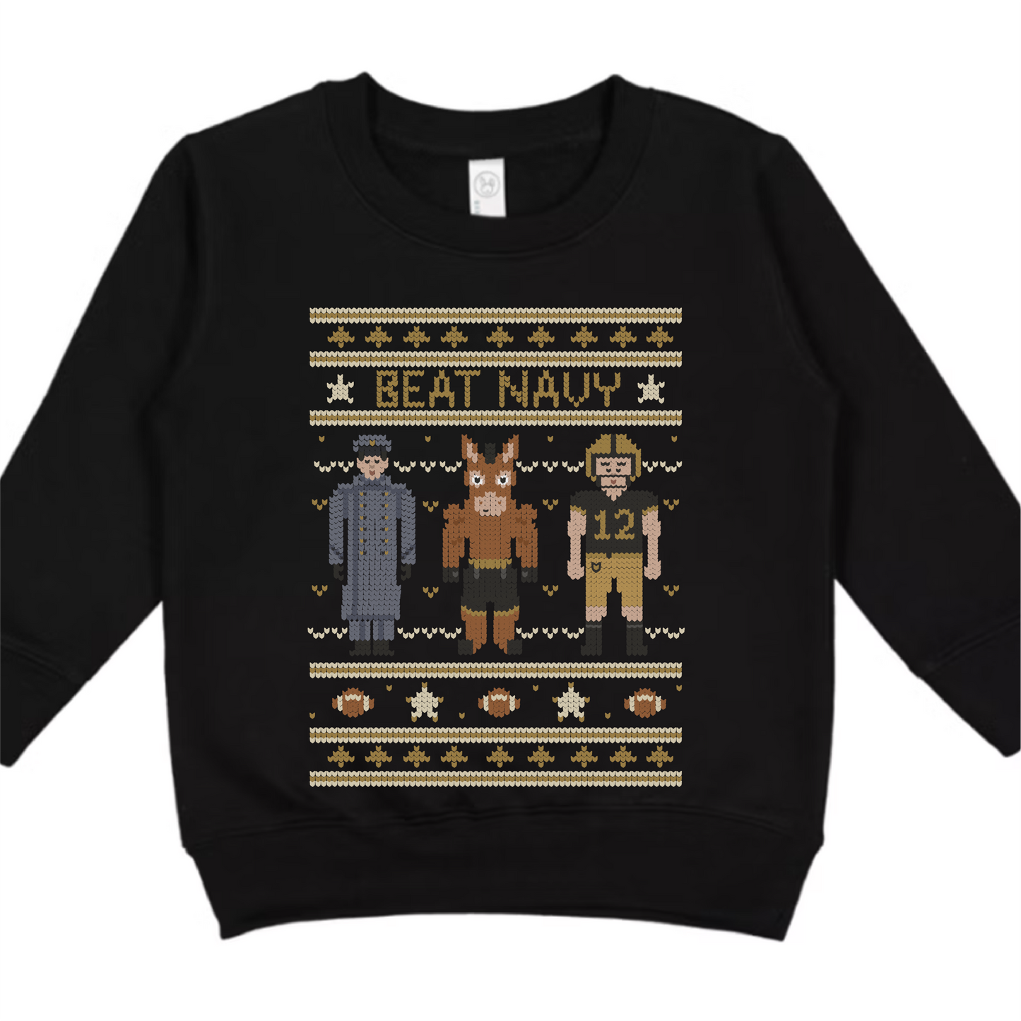 Beat Navy Fair Isle Sweatshirt