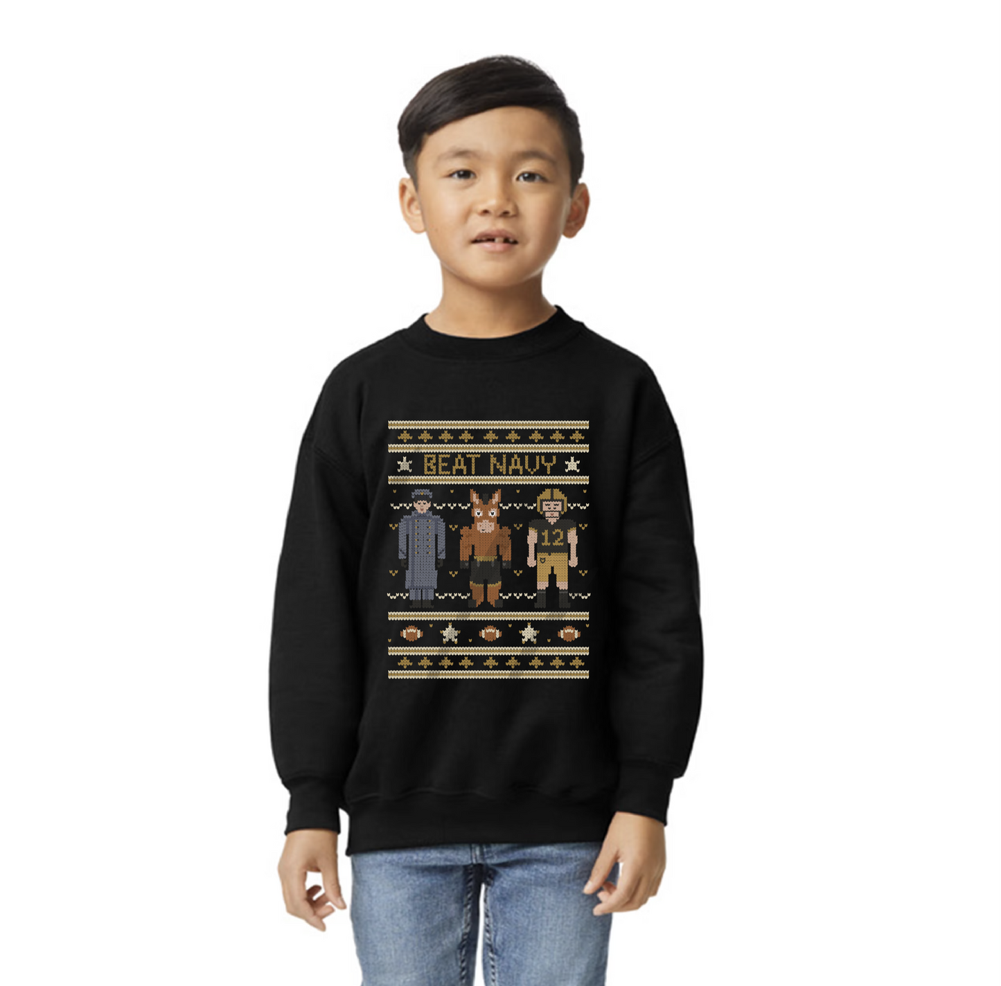 Beat Navy Fair Isle Sweatshirt