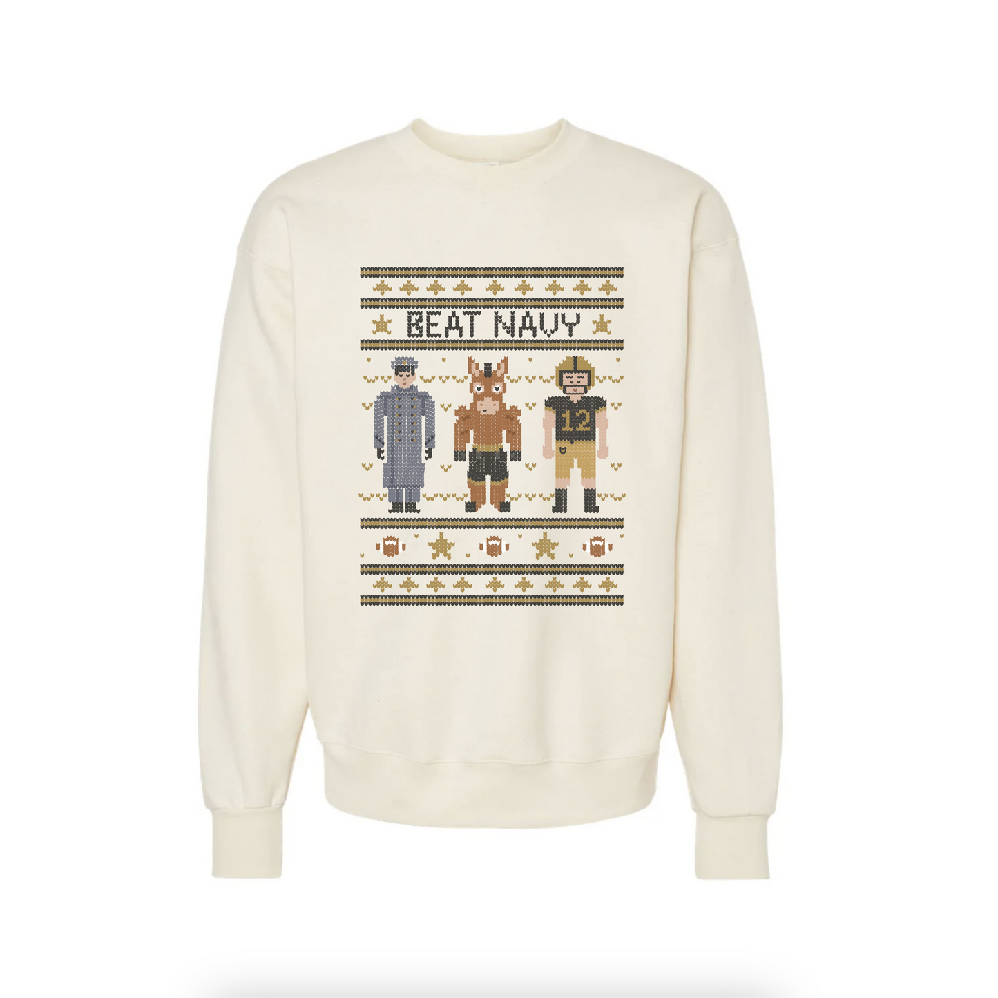 Beat Navy Fair Isle Sweatshirt