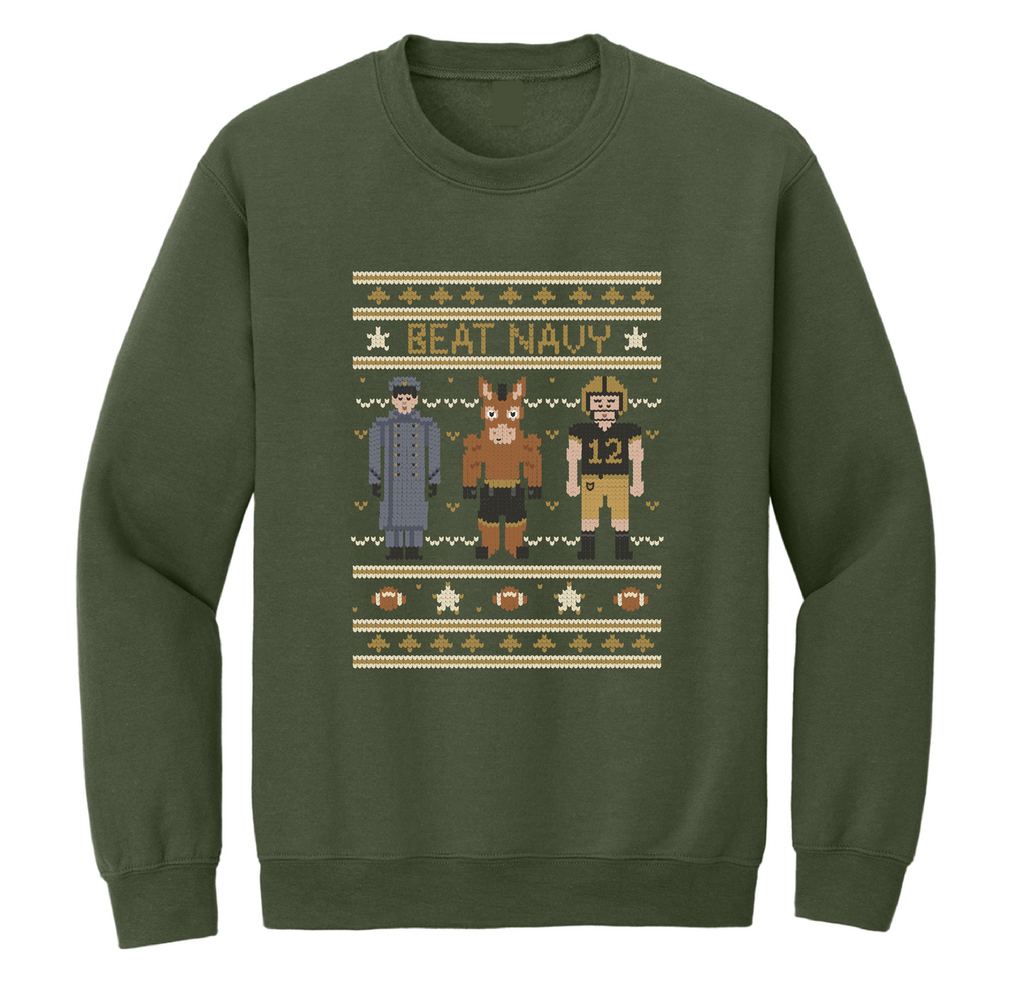 Beat Navy Fair Isle Sweatshirt