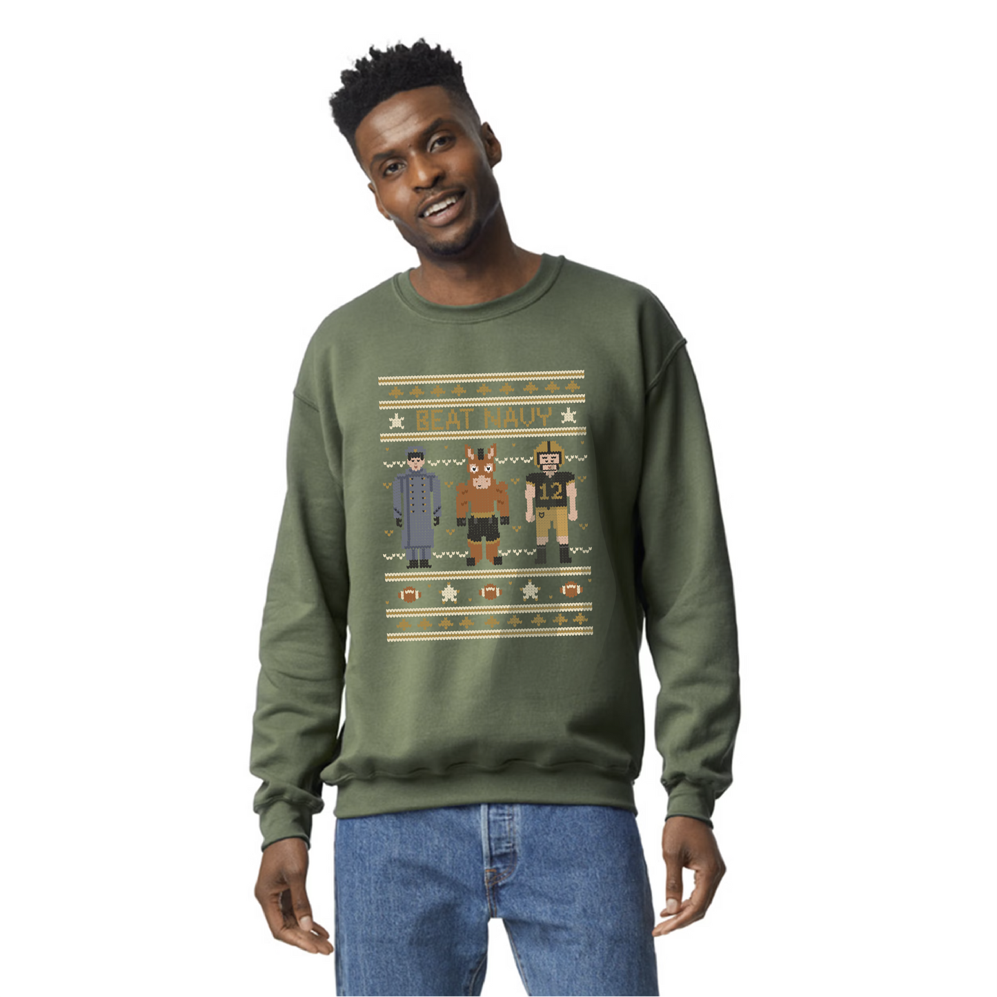 Beat Navy Fair Isle Sweatshirt