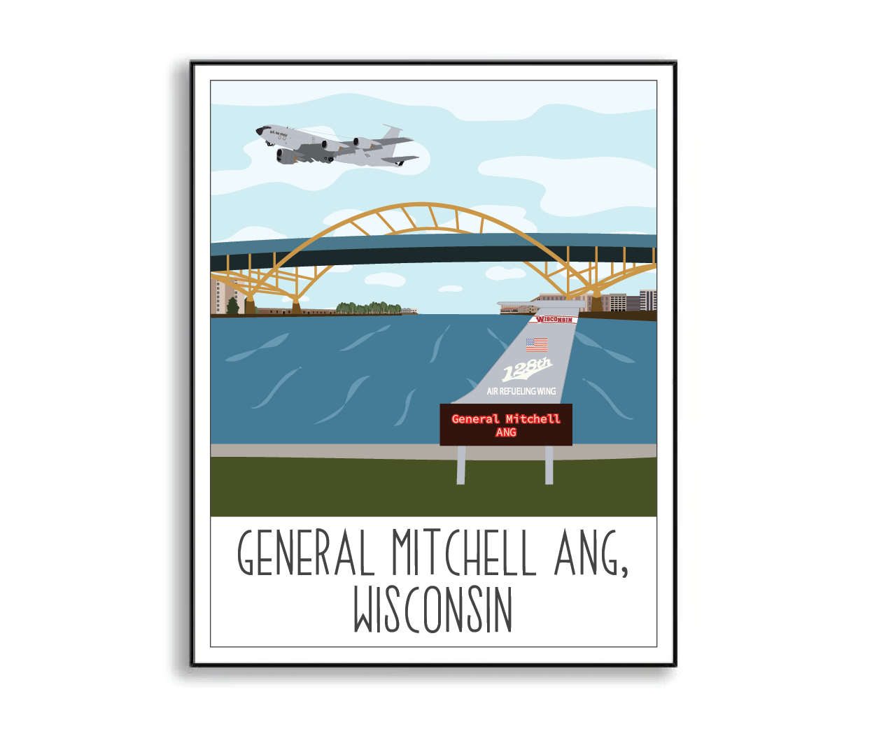 General Mitchell Air National Guard Base Print