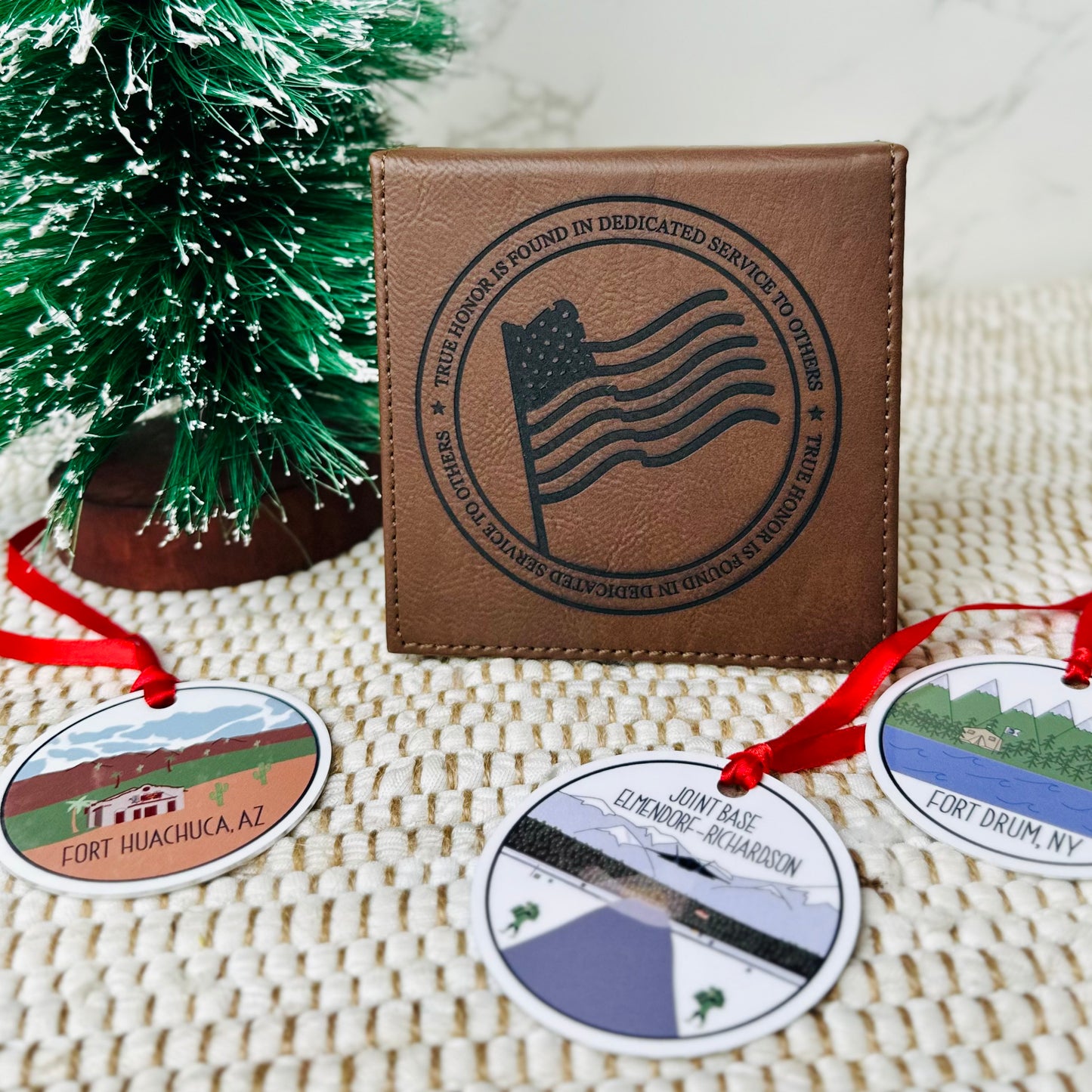 Military Base Ornament Keepsake Box