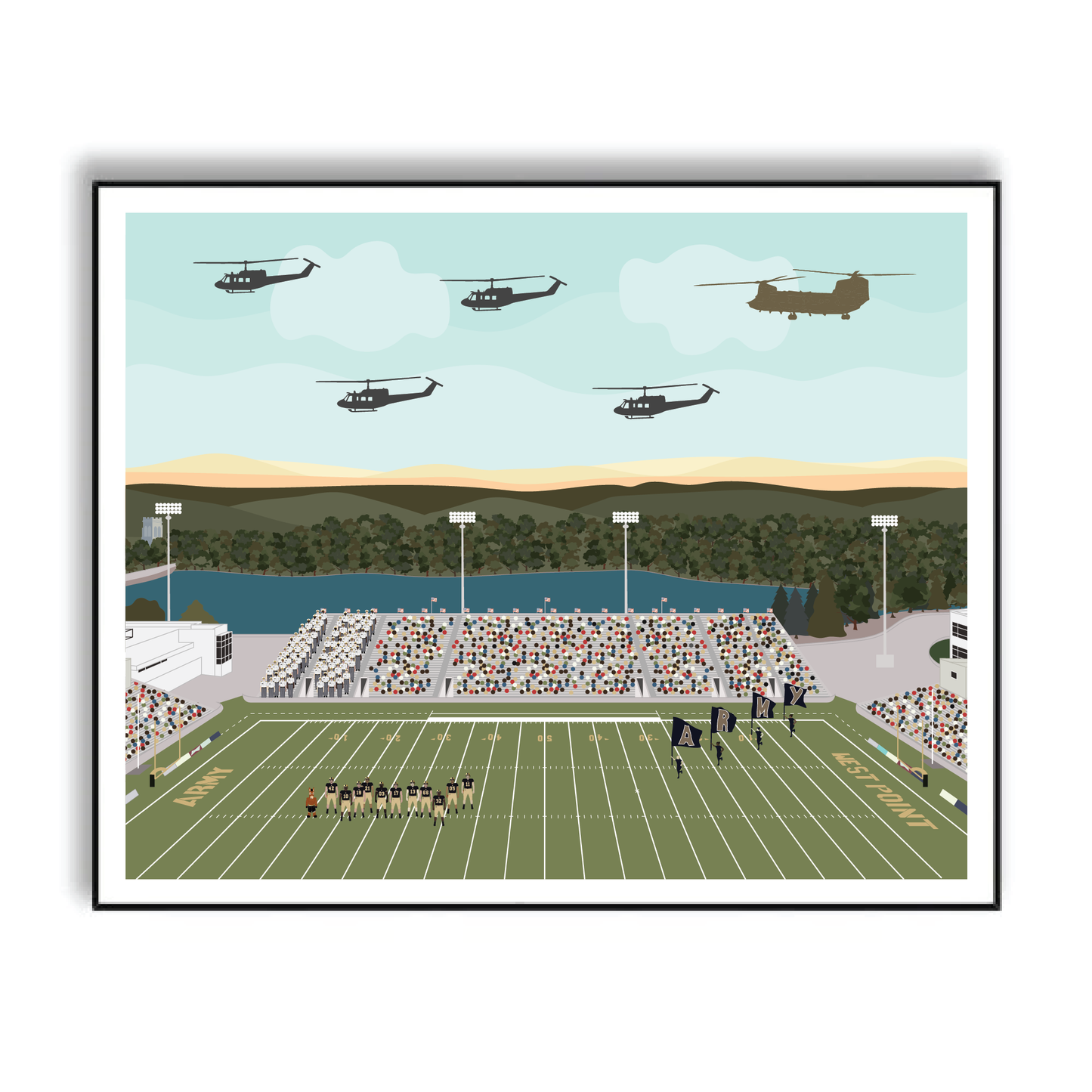 Michie Stadium USMA West Point Print