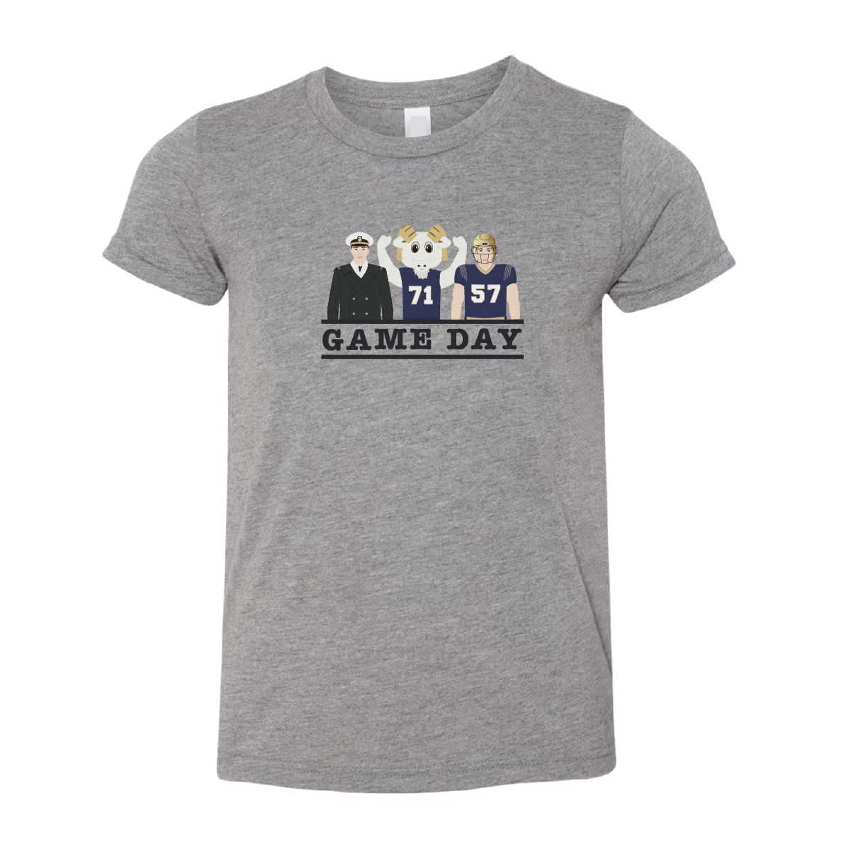 Navy Football Game Day Tshirt