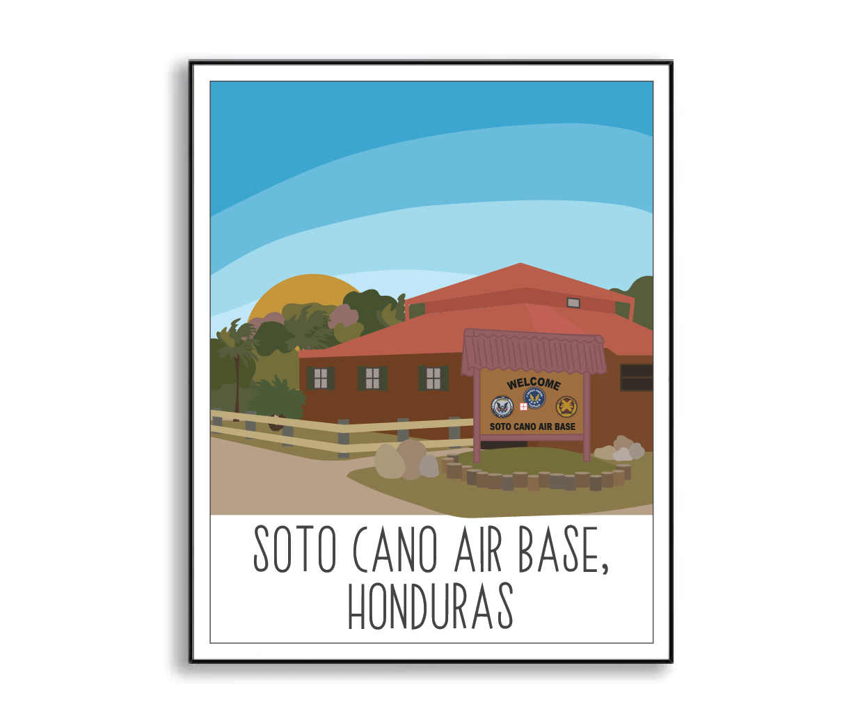 Soto Cano Air Base Print