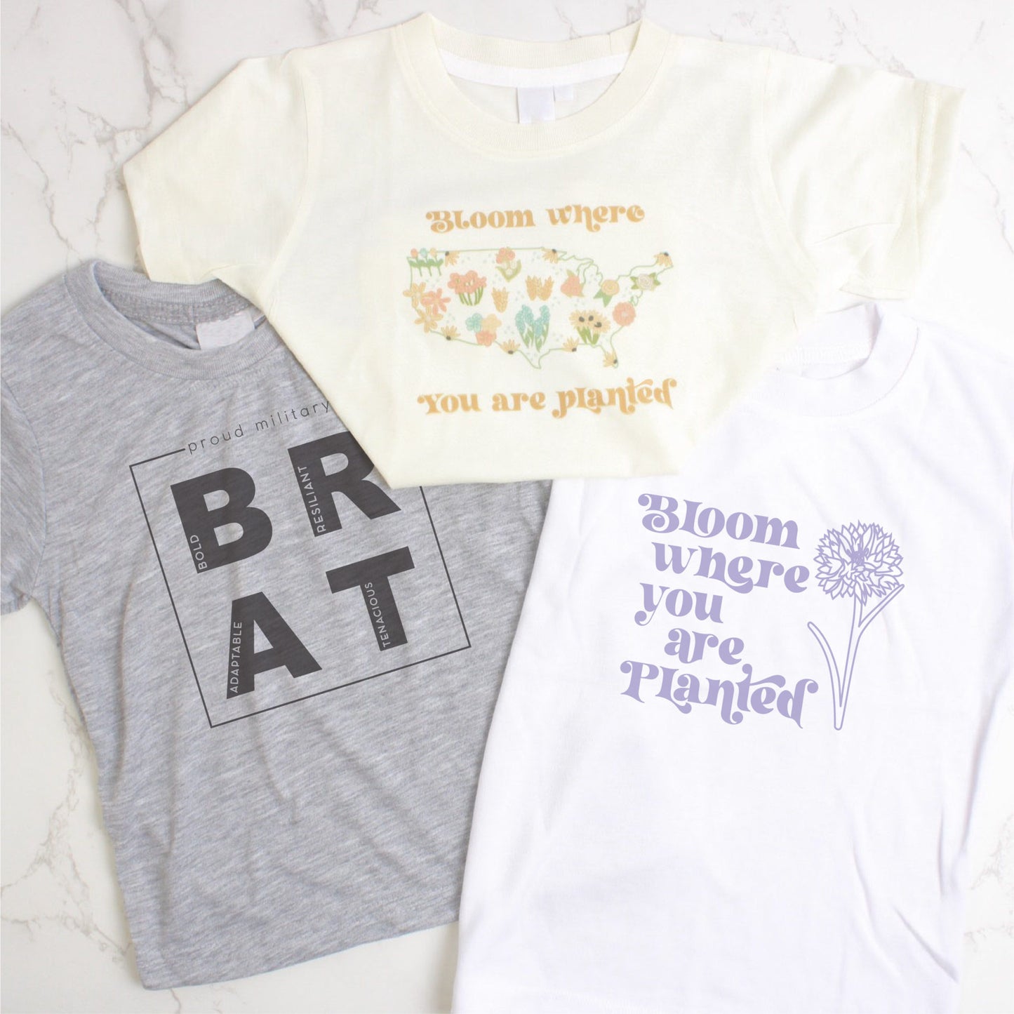 Bloom Where You are Planted USA Tee