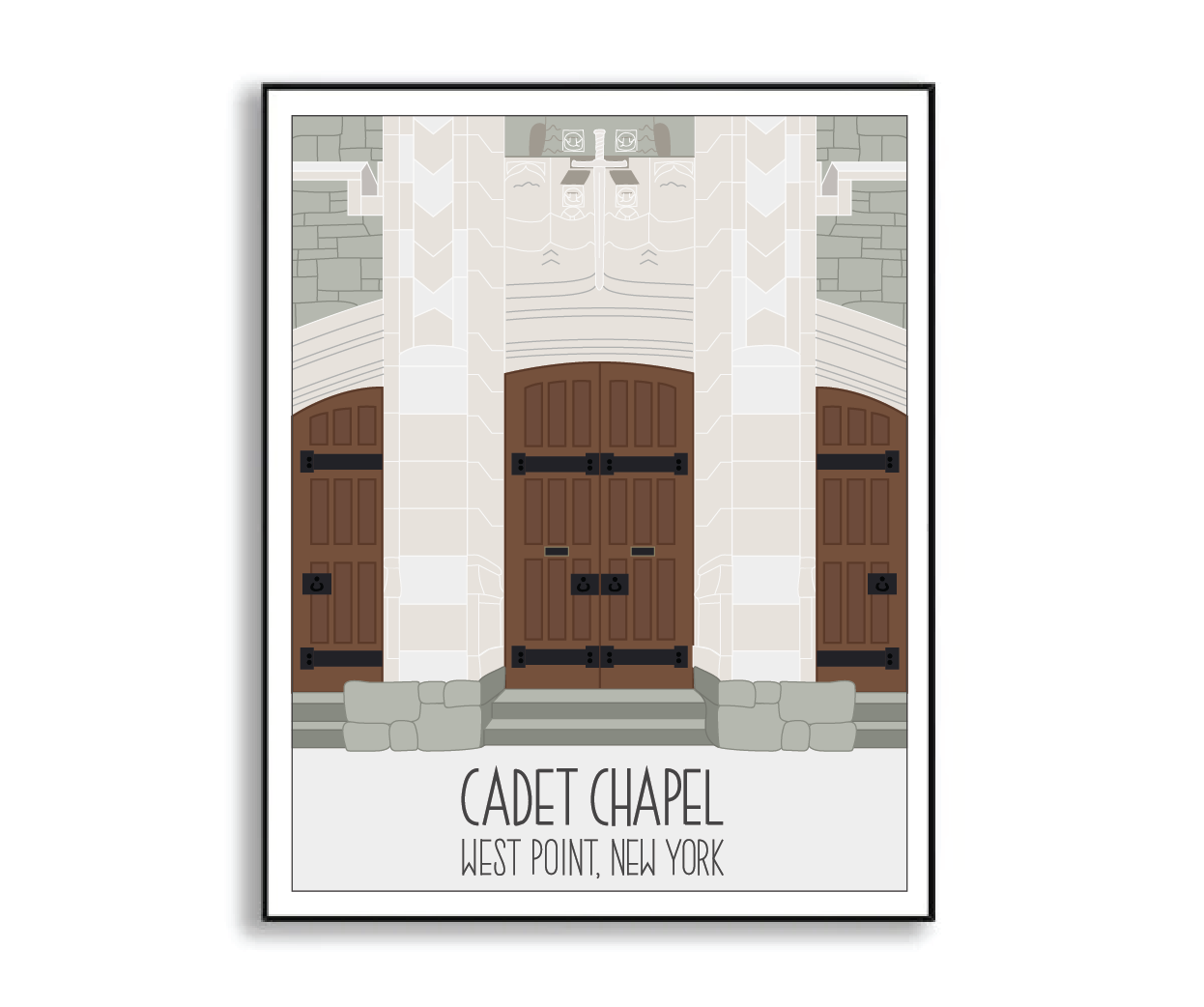 West Point Cadet Chapel Print