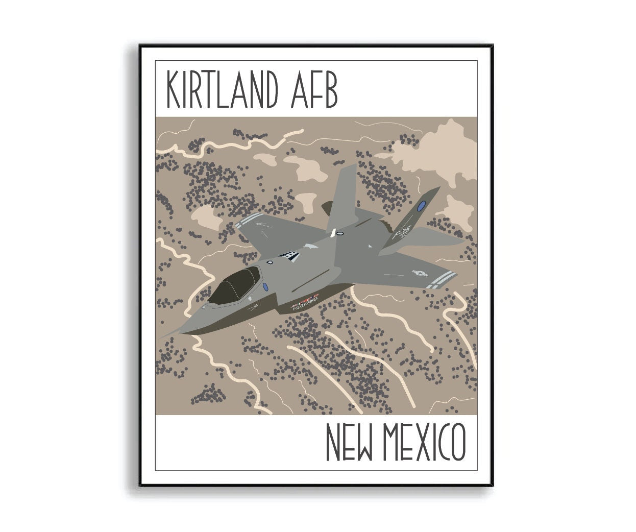 kirtland air force base print