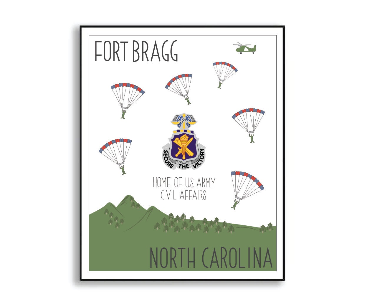 fort bragg print