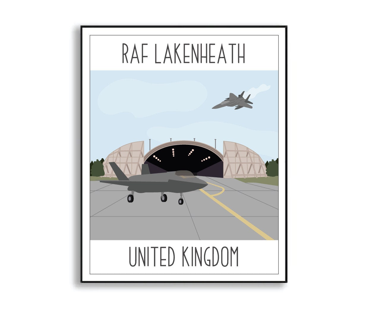raf lakenheath print