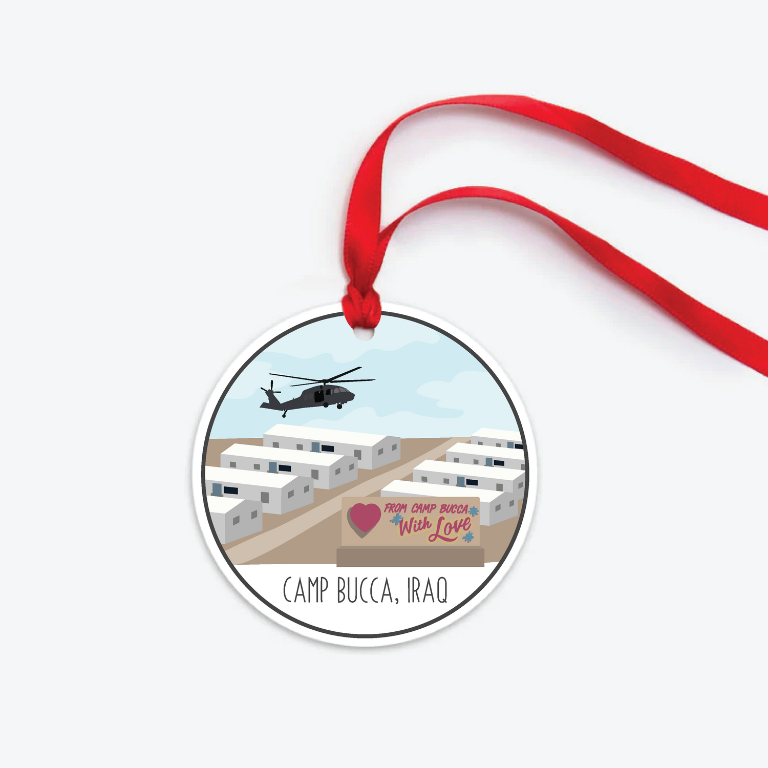 Military Base Ornaments