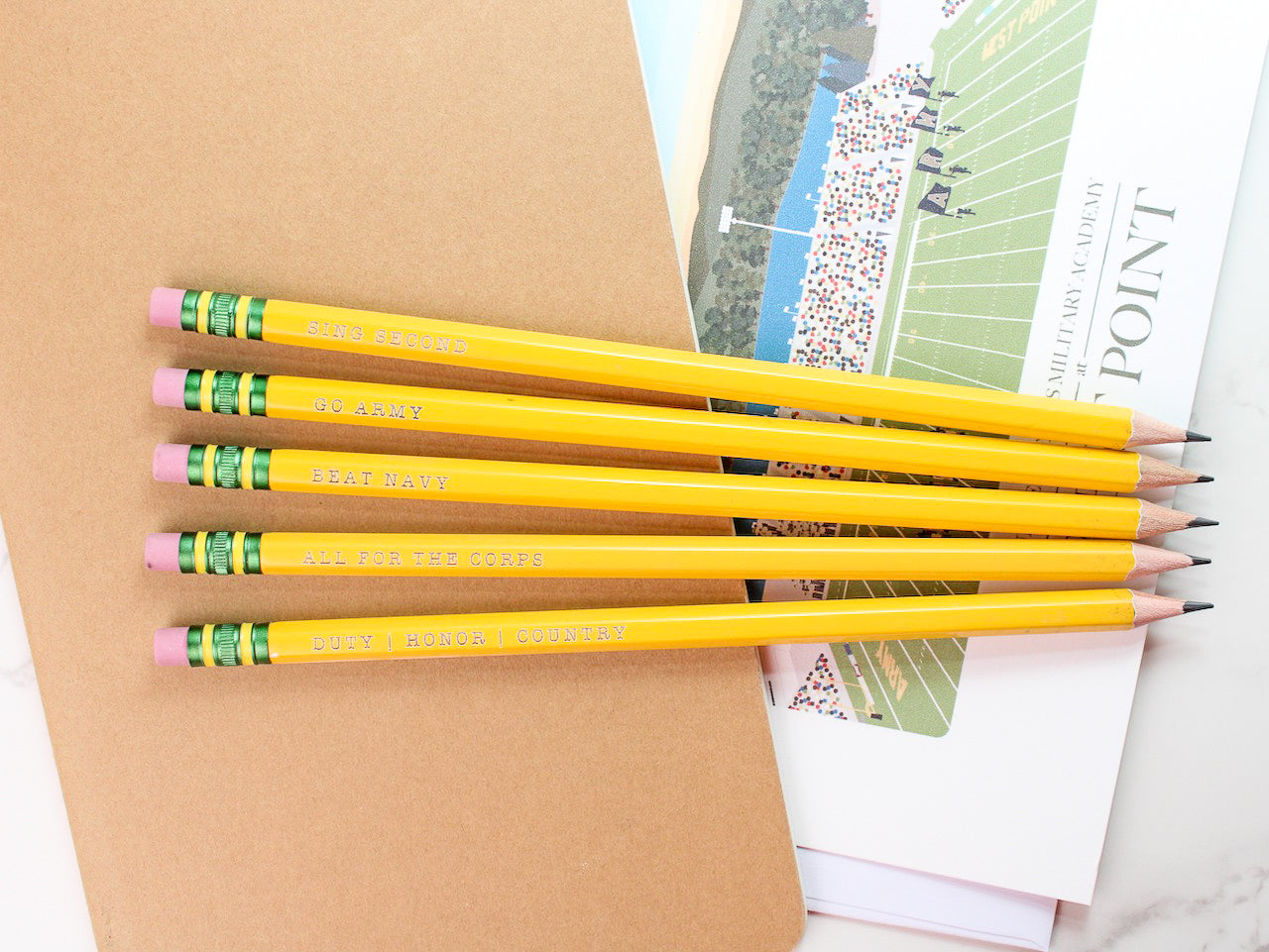 West Point Spirit Engraved Pencils