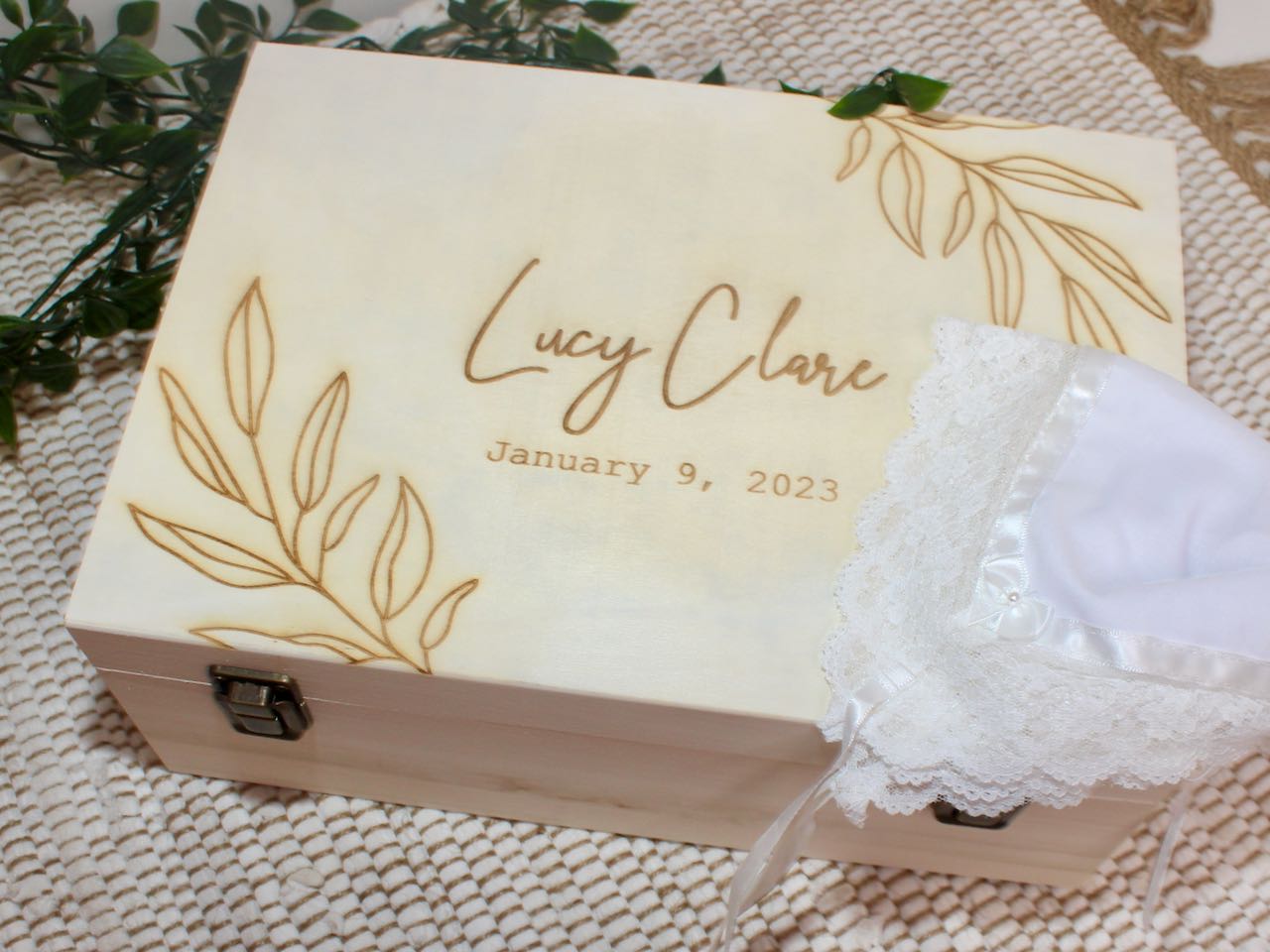 Olive Branch Keepsake Box