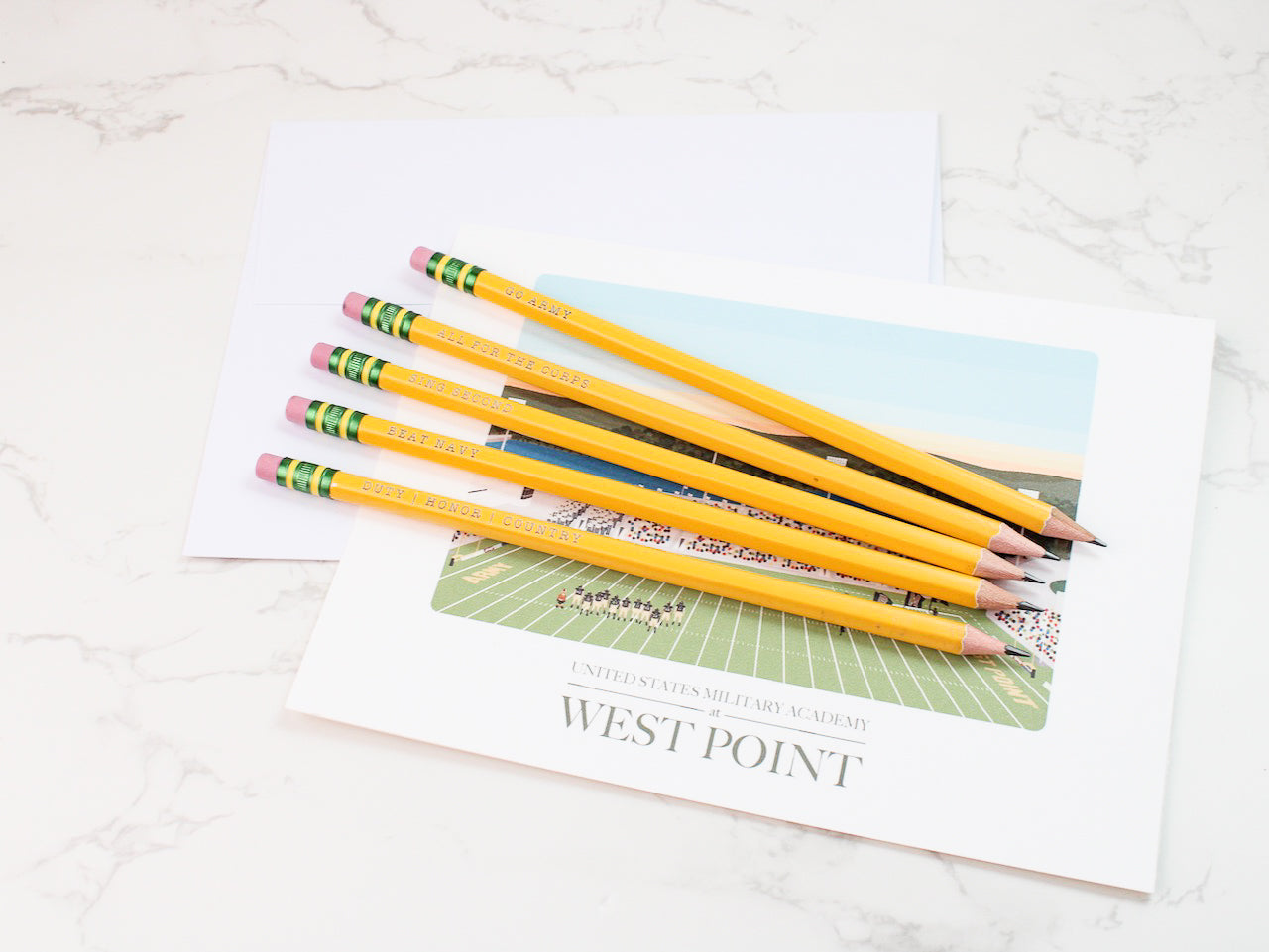 West Point Spirit Engraved Pencils