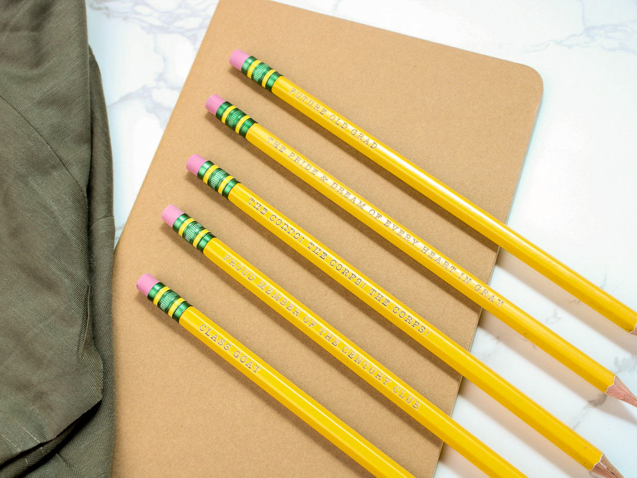 Corps of Cadets Engraved Pencils