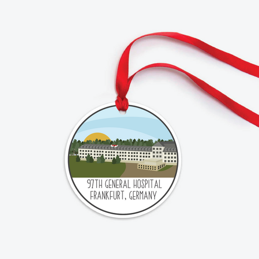 97th General Hospital Frankfurt Germany Ornament