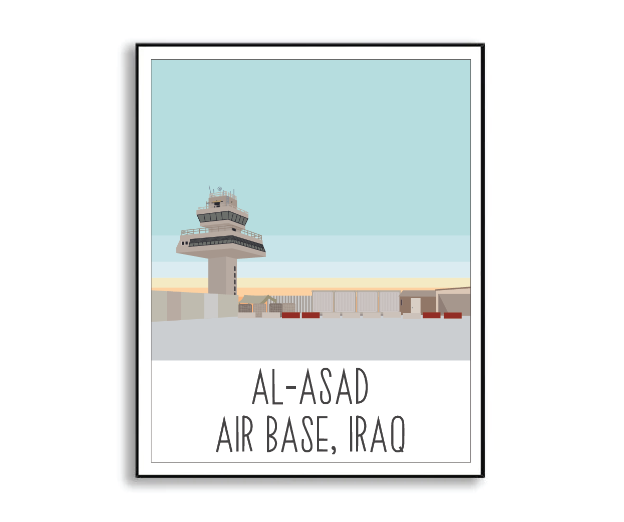 Al-Asad Air Base Print