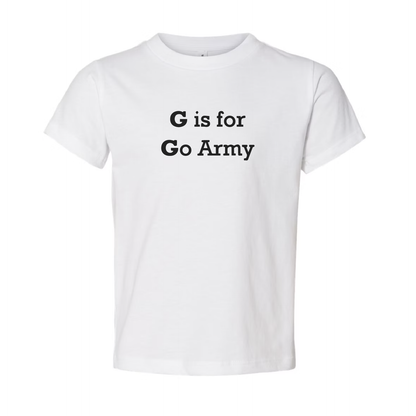 G is for Go Army, B is for Beat Navy Tshirt