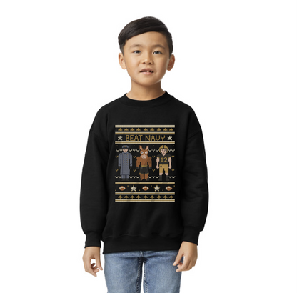 Beat Navy Fair Isle Sweatshirt