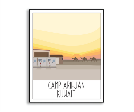 Camp Arifjan Print