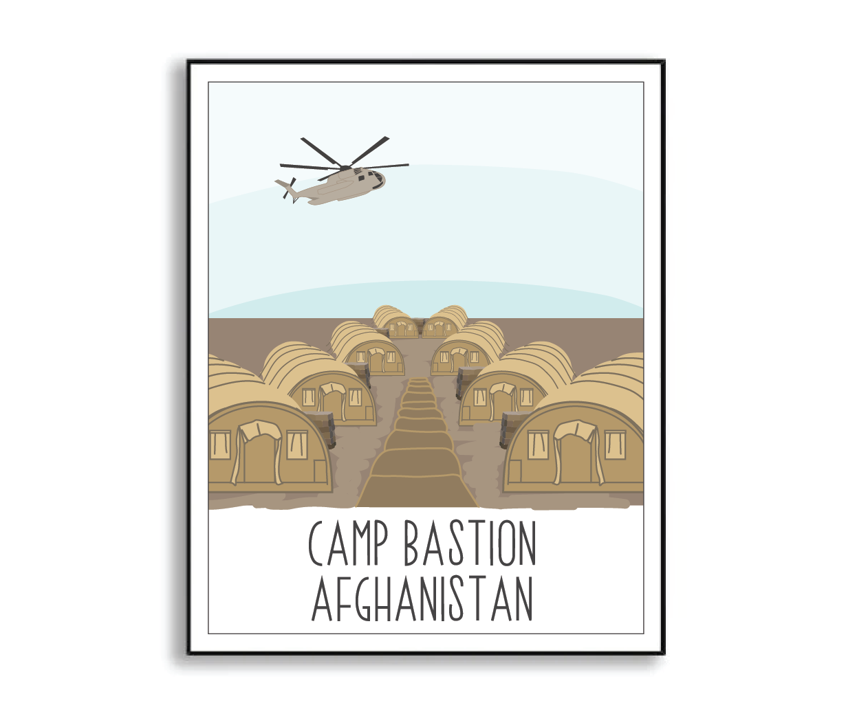 Camp Bastion Print