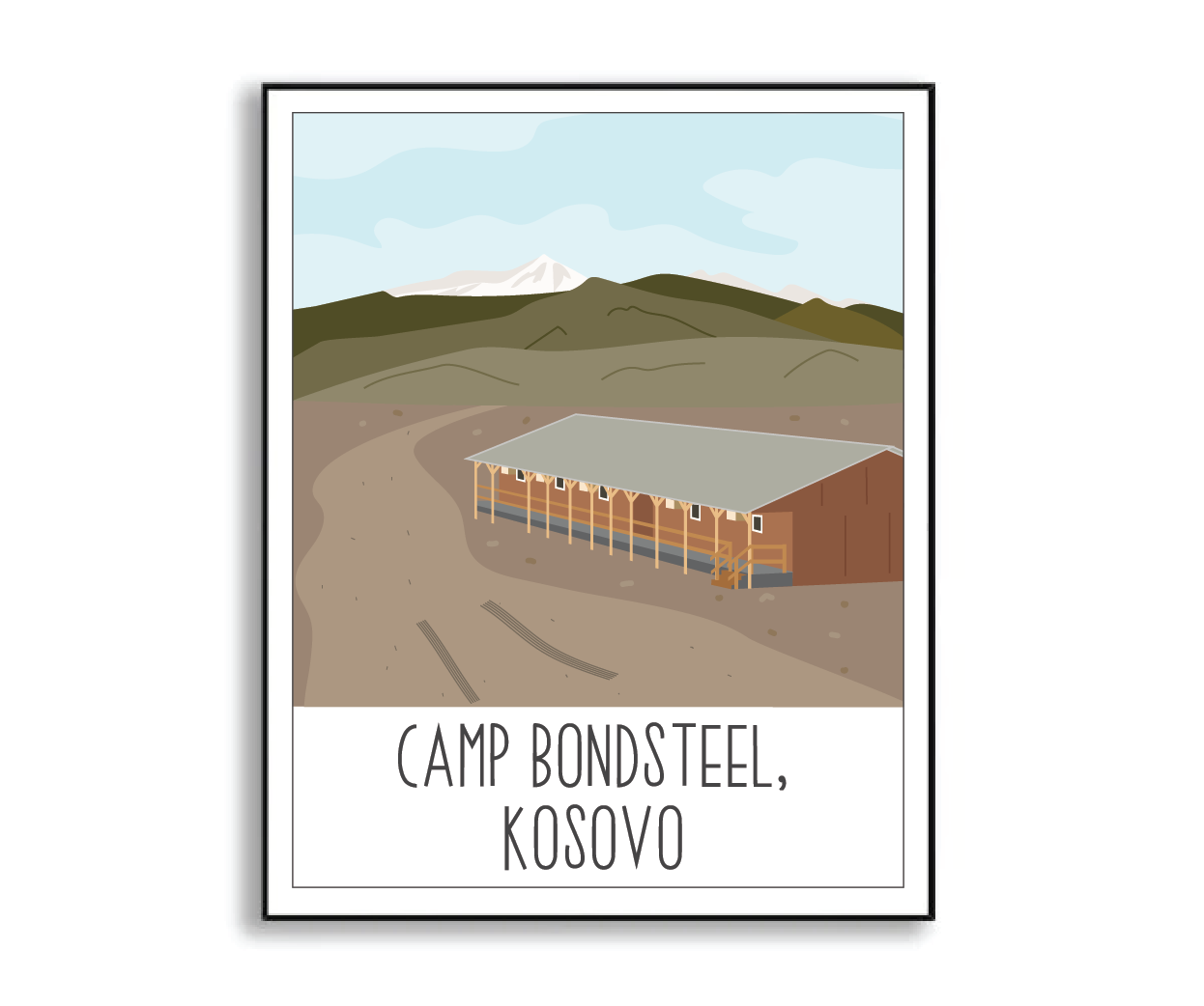 Camp Bondsteel Print