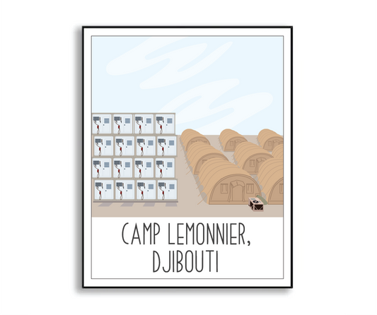 Camp Lemonnier Djibouti Print