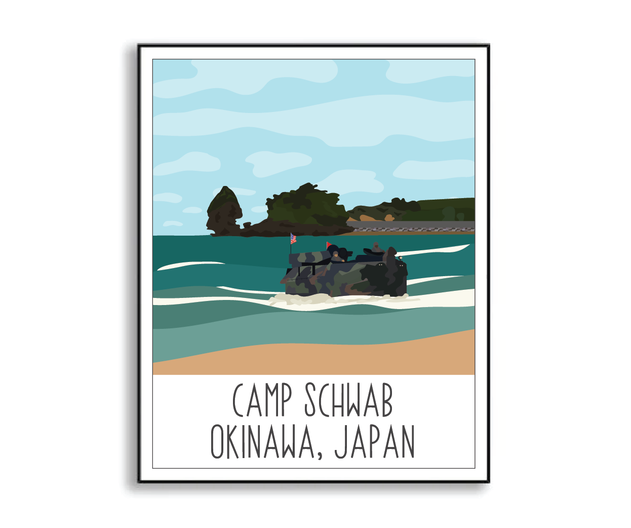 Camp Schwab Print