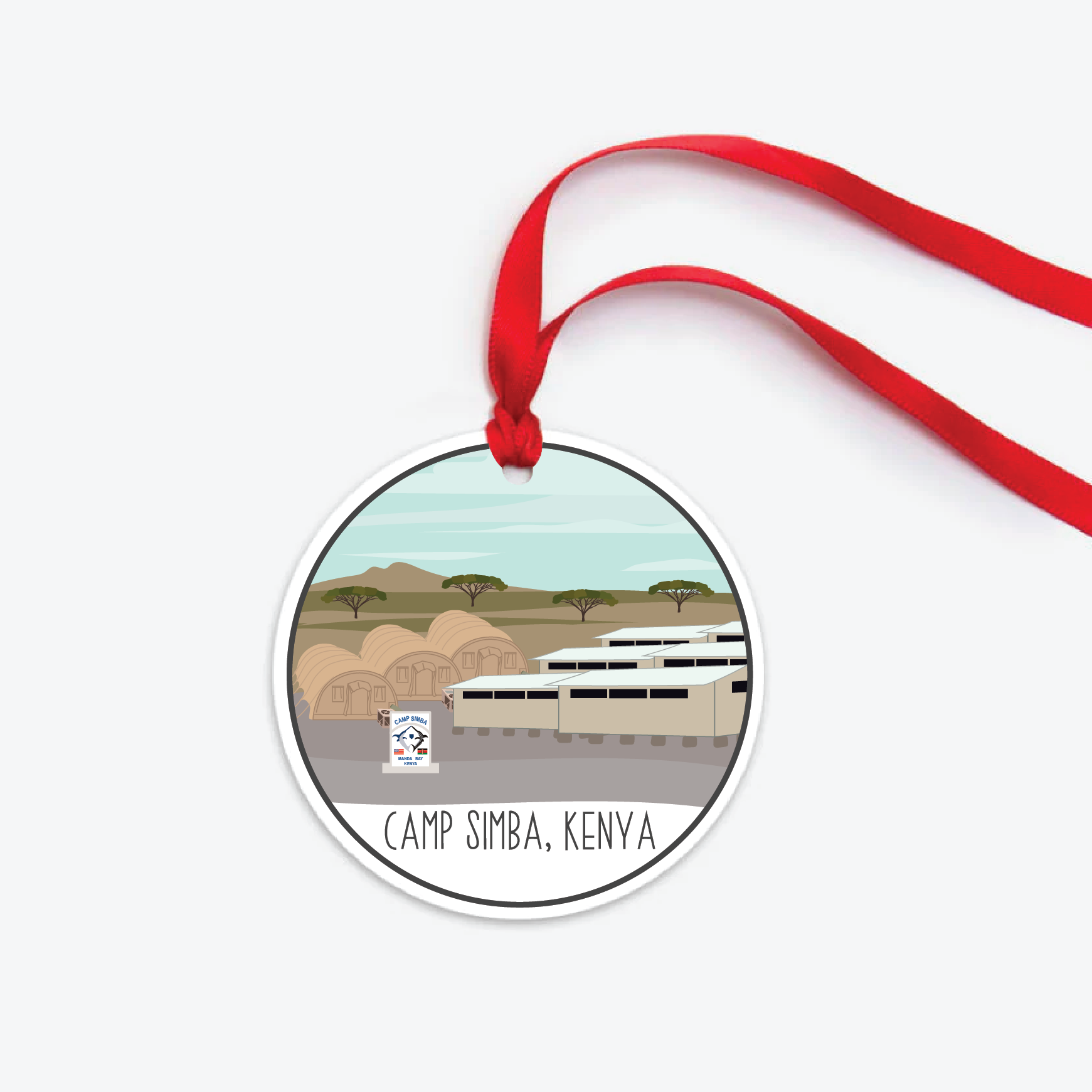 Camp Simba Ornament – Sketch + Sentiment