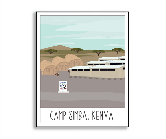 Camp Simba Print