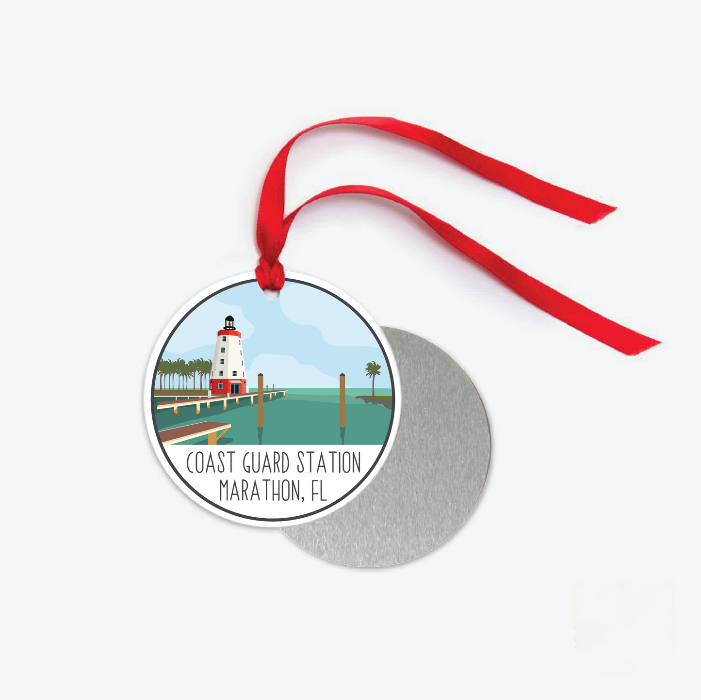 Coast Guard Station Marathon Ornament