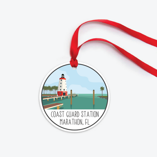 Coast Guard Station Marathon Ornament