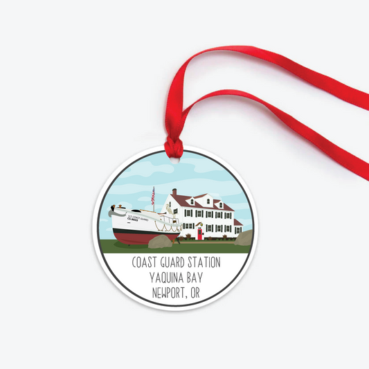 Coast Guard Station Yaquina Bay Ornament