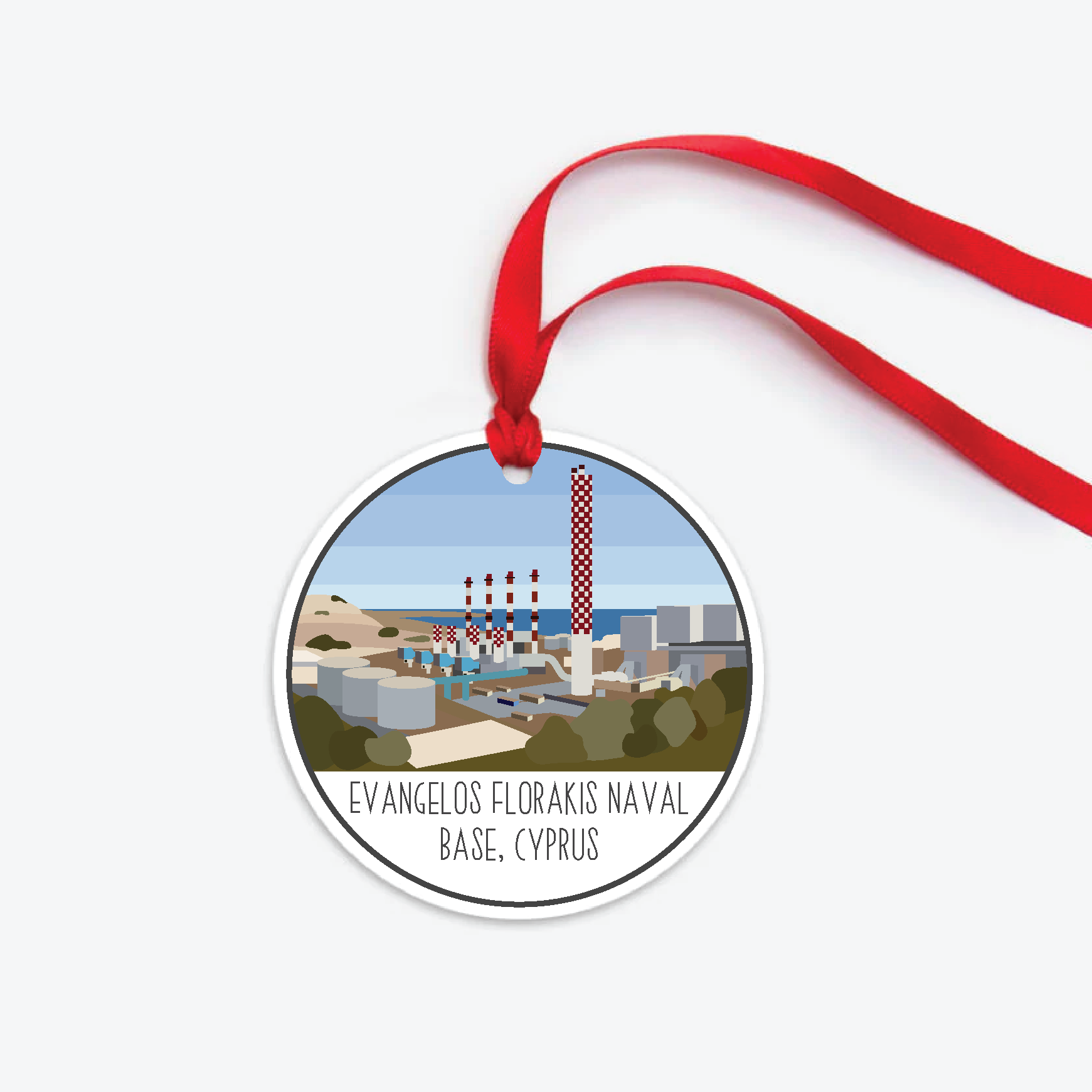 Florakis Evangelos Florakis Naval Base Ornament – Sketch + Sentiment