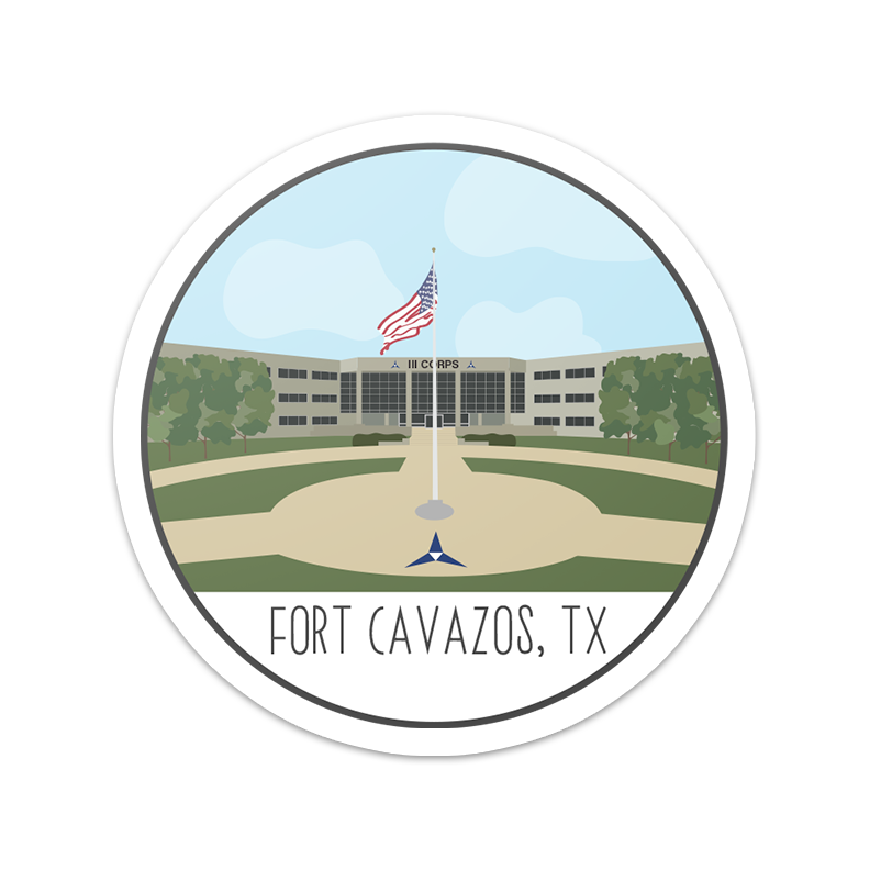 Fort Cavazos Sticker