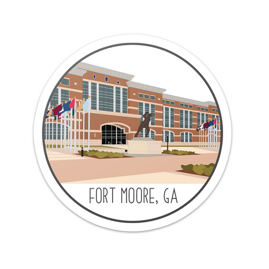 Fort Moore Sticker