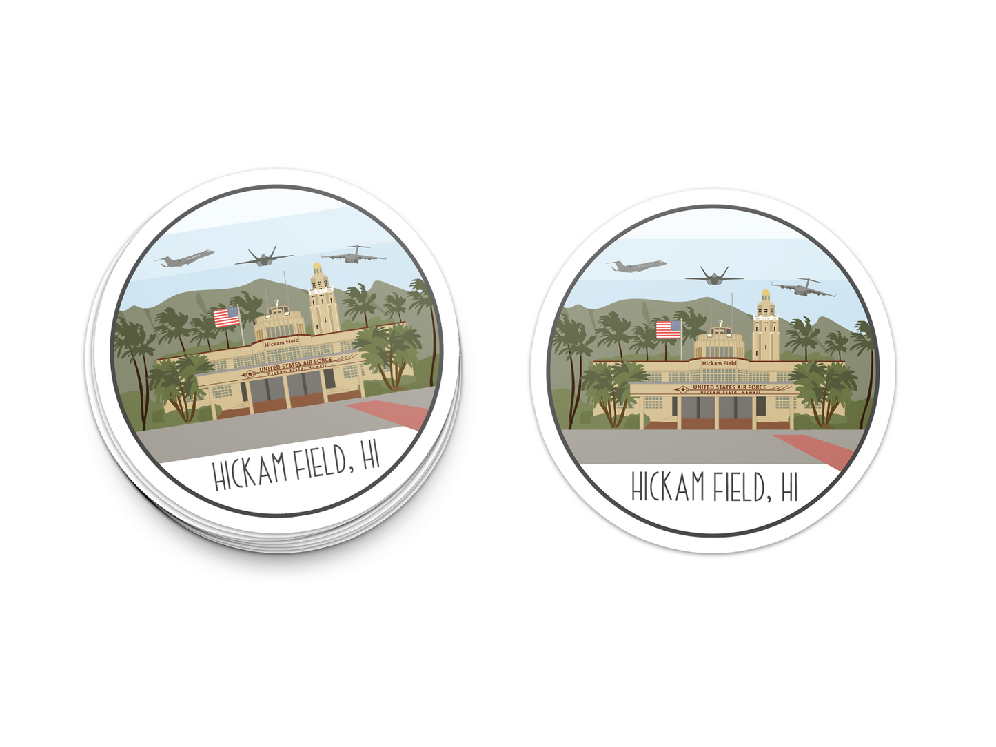 Hickam Field Sticker
