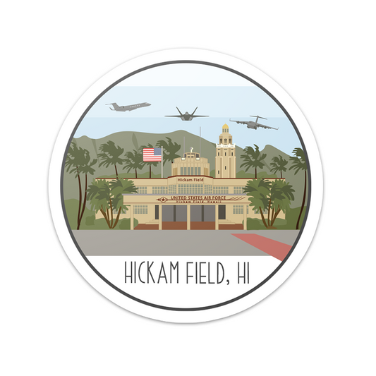 Hickam Field Sticker