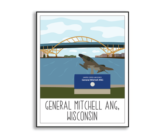 General Mitchell Air National Guard Base Print