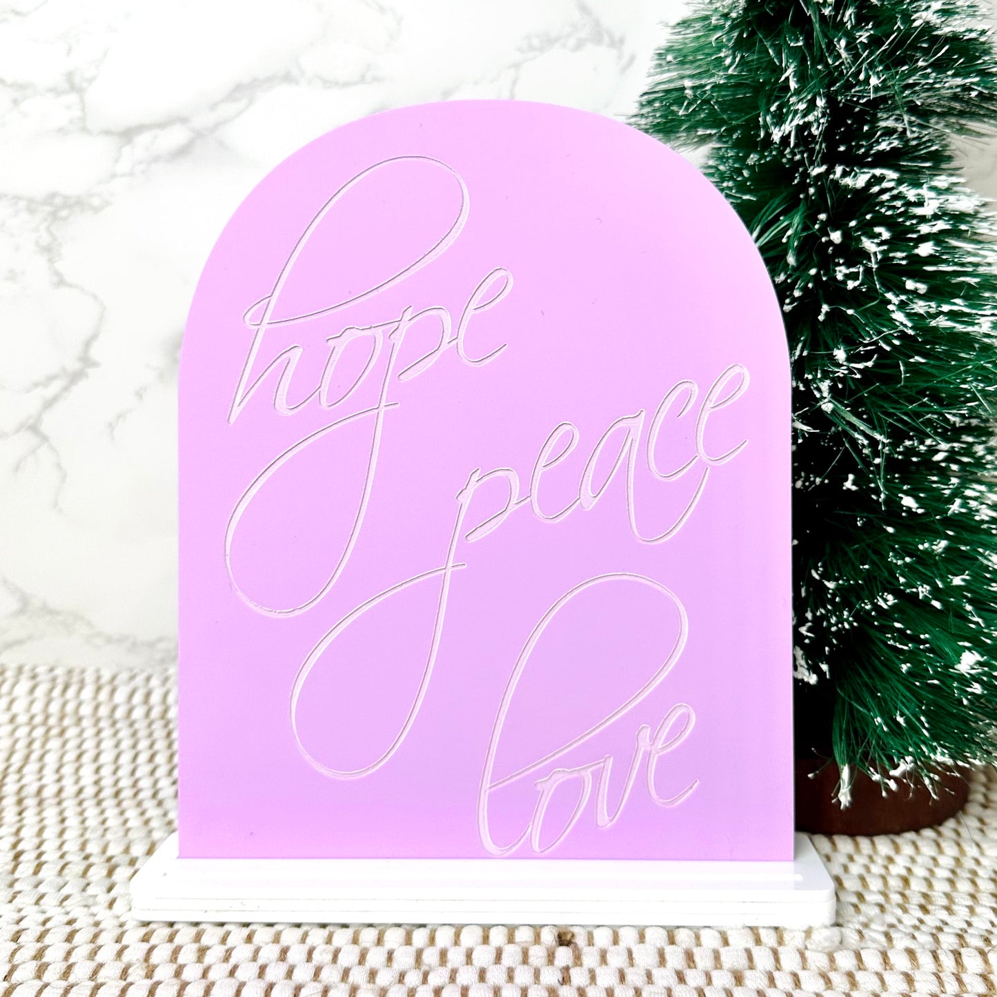 Hope, Peace, Joy, Love Weekly Advent Decor Set