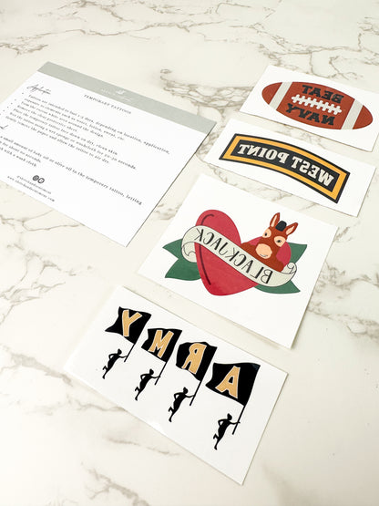 USMA West Point Temporary Tattoos