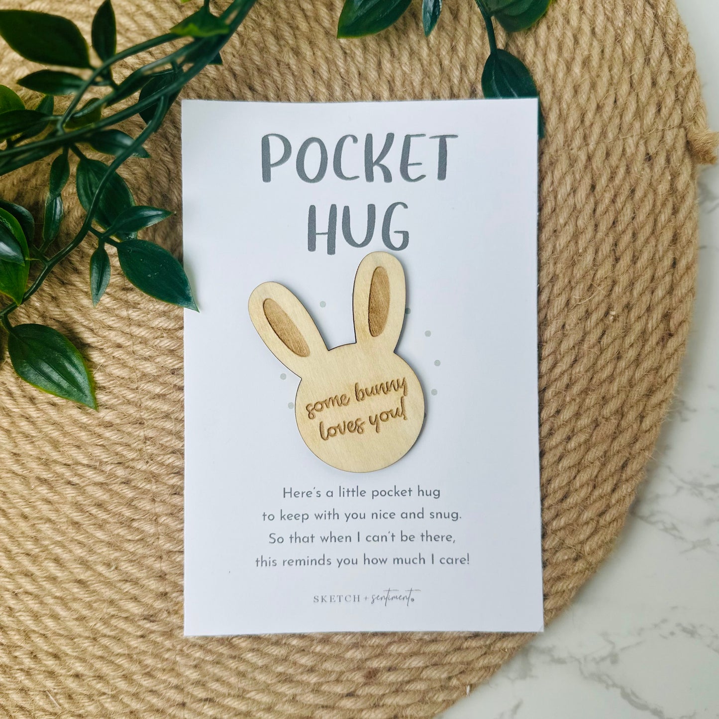 Some Bunny Loves You Pocket Hug