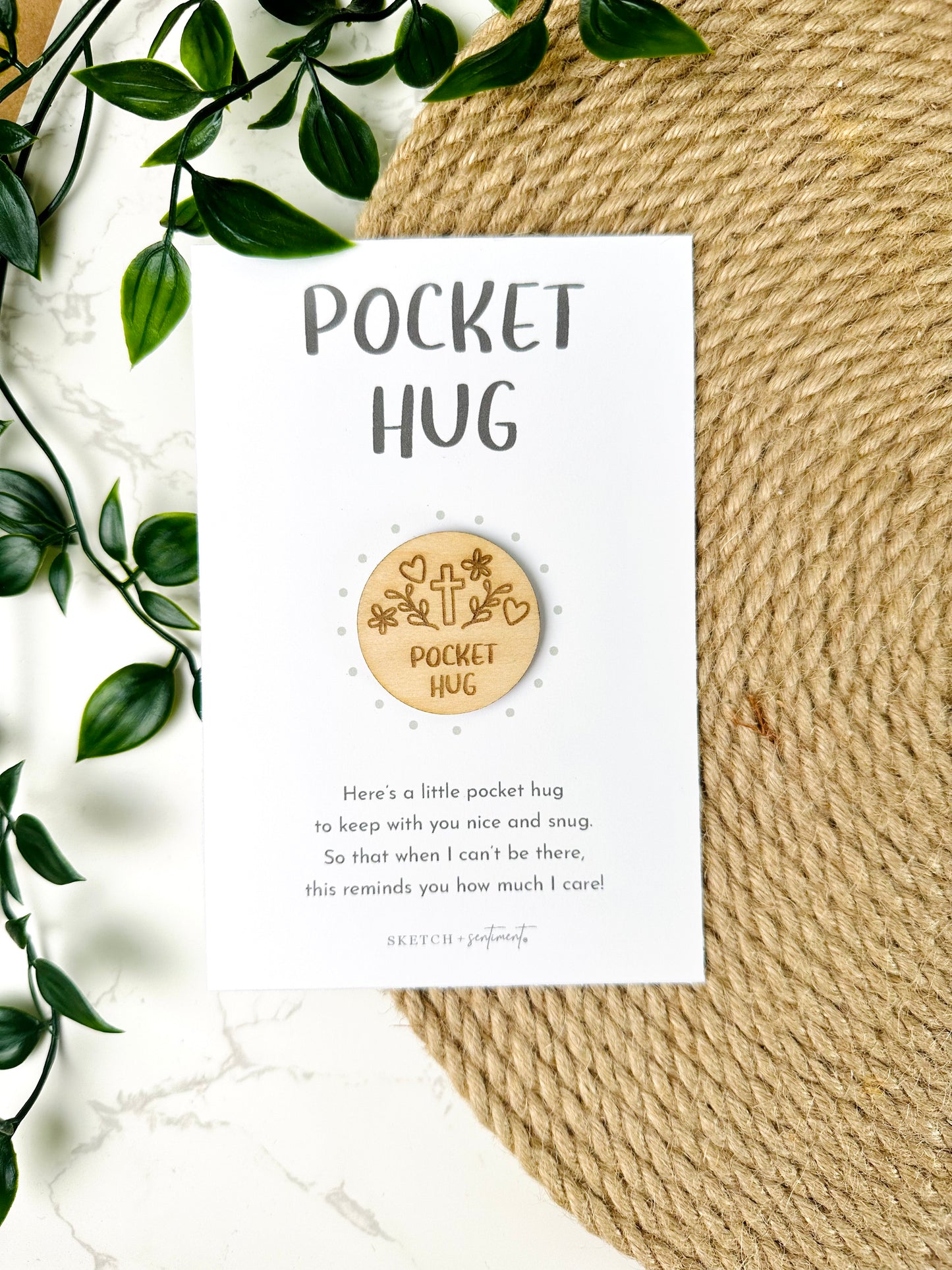 Pocket Hugs – Sketch + Sentiment