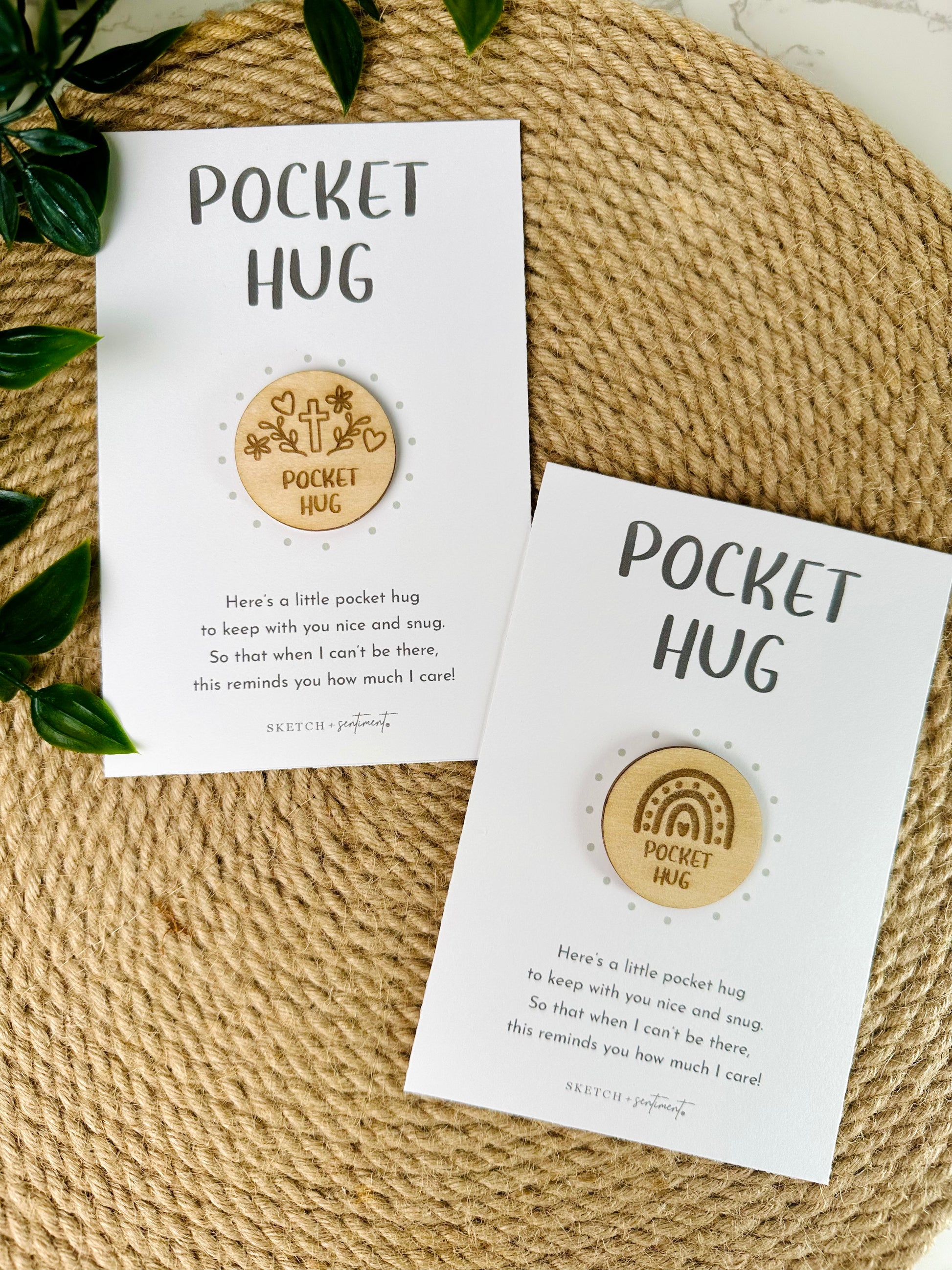Pocket Hugs – Sketch + Sentiment