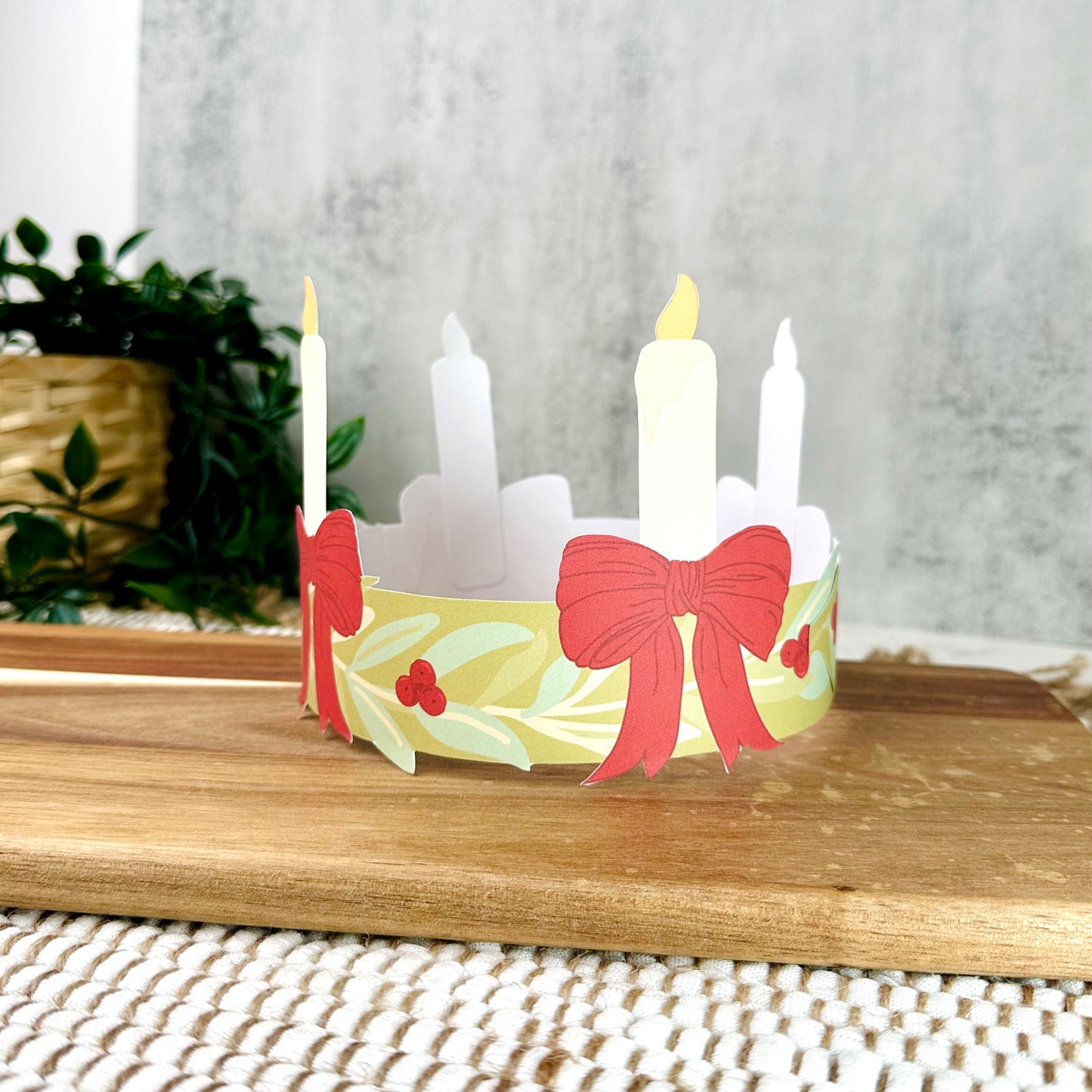 St. Lucy's Crown of Candles Printable Headband
