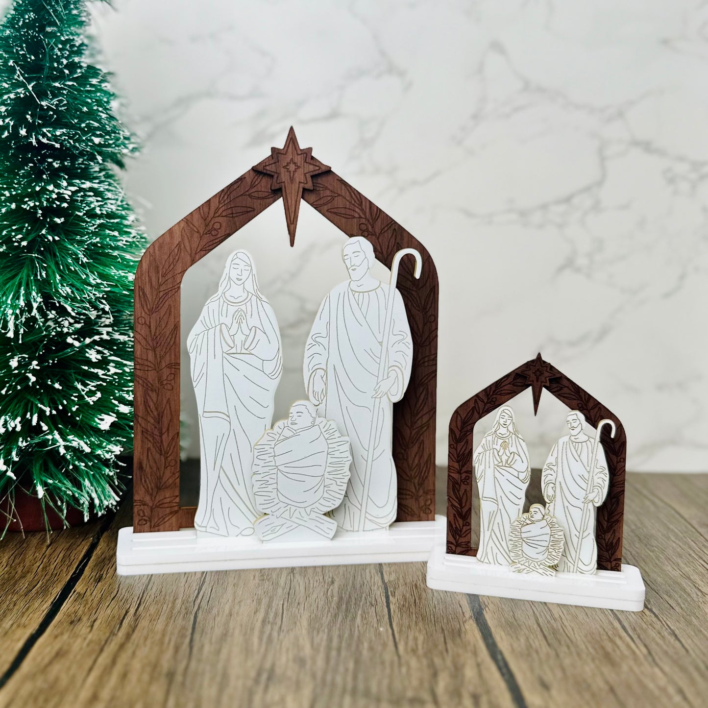 Hope, Peace, Joy, Love Weekly Advent Decor Set