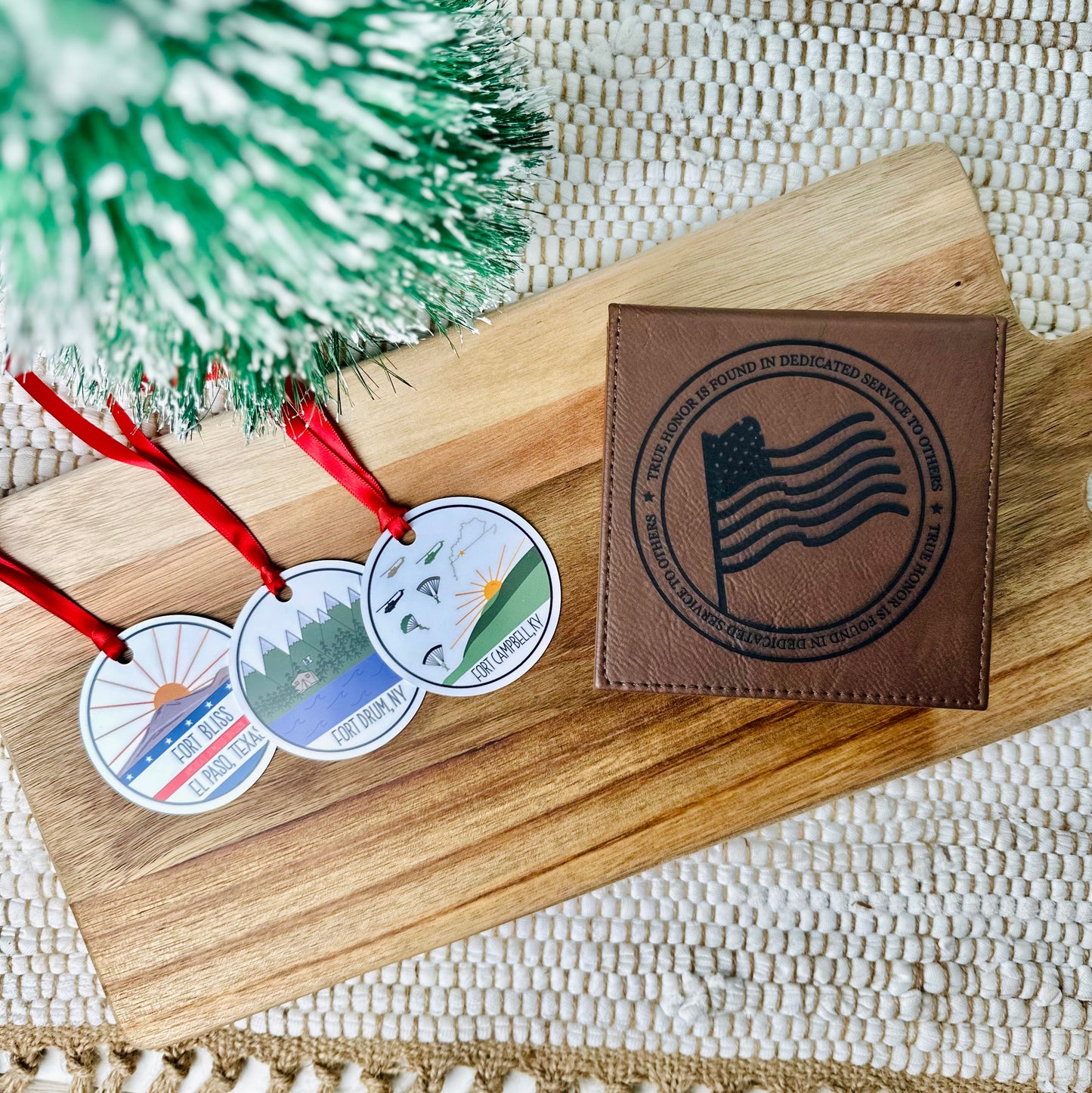 Military Base Ornament Keepsake Box